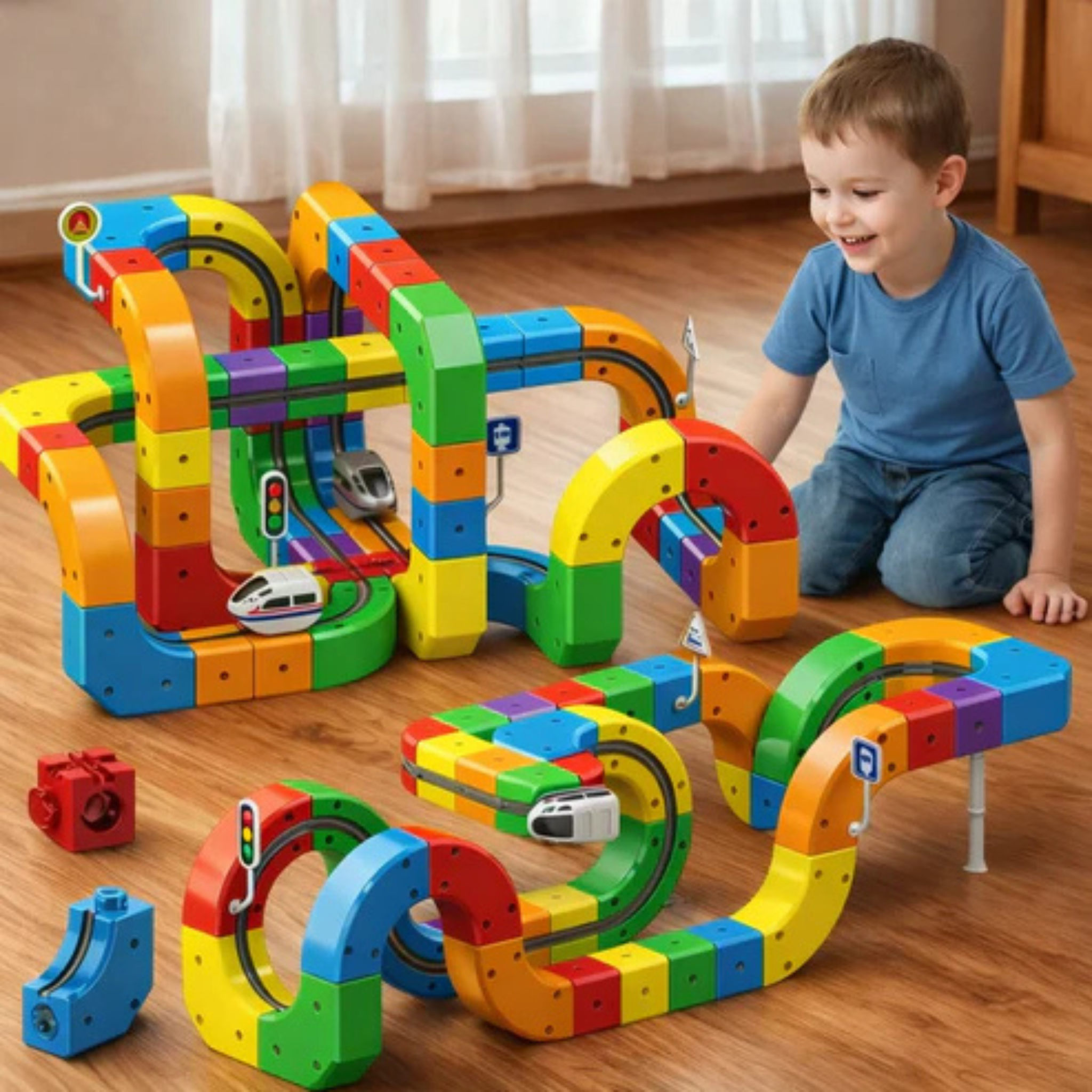 Kids Magnetic Track Set