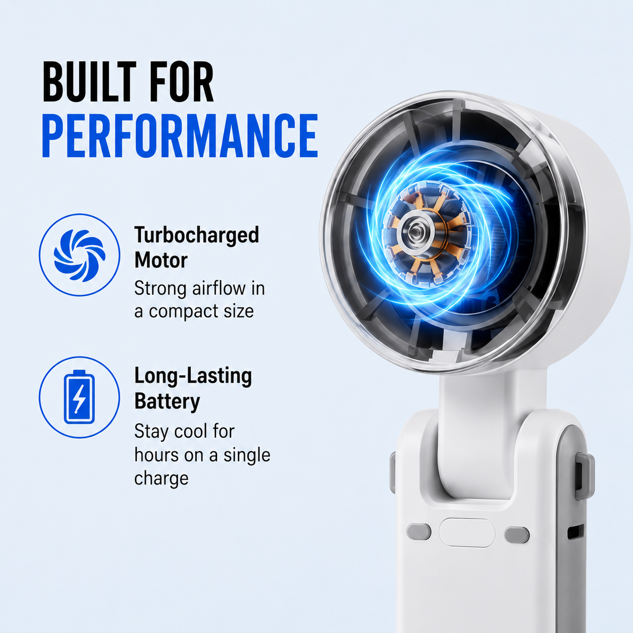 Turbo Cool Handheld Pocket Size Fan